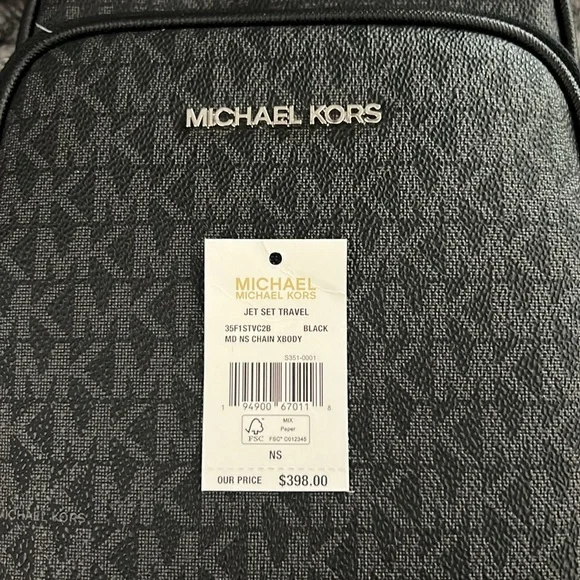 Michael Kors Jet Set Travel Medium Logo Crossbody Bag - Picture 7 of 8